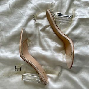 Transparent Lace Heels